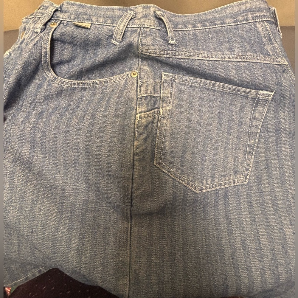 Espirit Women's Vintage HNRY Denim Skirt Size 29 - Picture 4 of 14